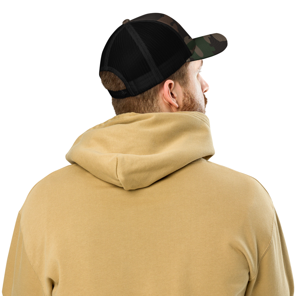 Trucker-Mütze mit Camouflage-Muster