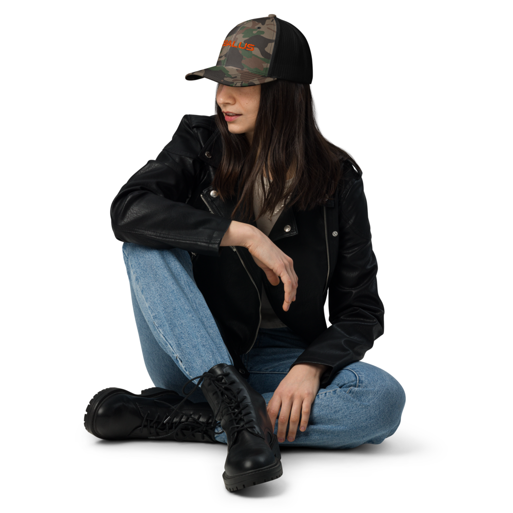 Trucker-Mütze mit Camouflage-Muster