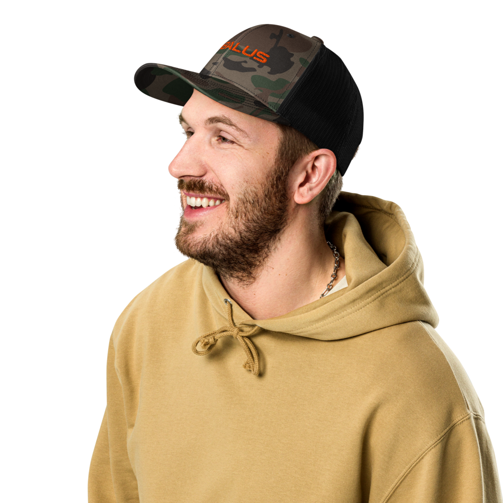 Trucker-Mütze mit Camouflage-Muster