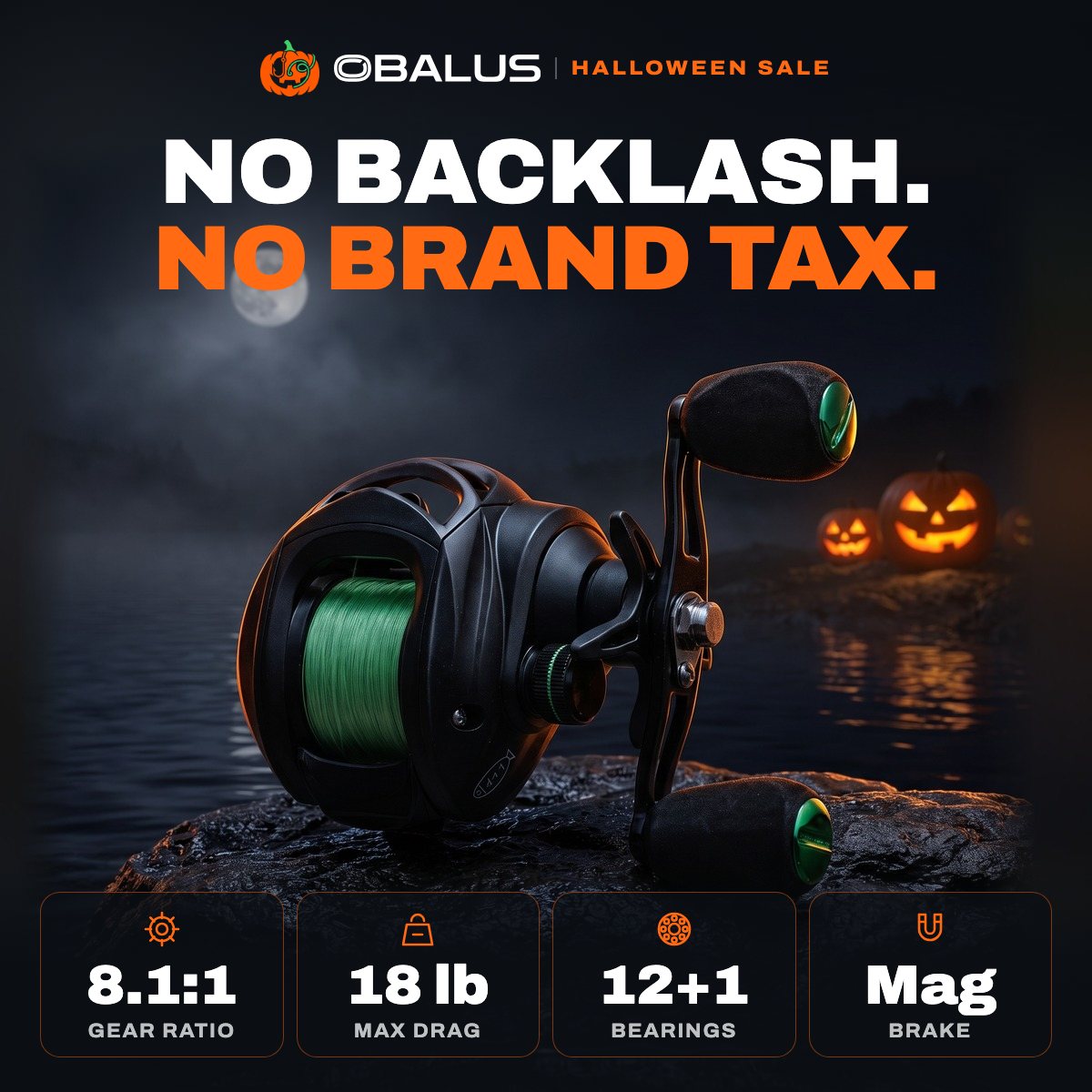 Obalus Halloween Sale — buy one reel, get one free
