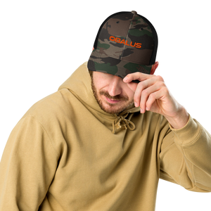 Camouflage trucker hat