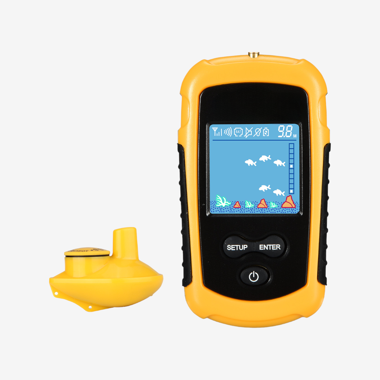 handheld fish finders FFC-1108-1 Lucky Portable Finder Sonar Wired Fishfinder 100M (328ft) Depth Detection With over 20 years of marine electronics expertise packed into this portable device Venterior Portable Rechargeable Fish Finder