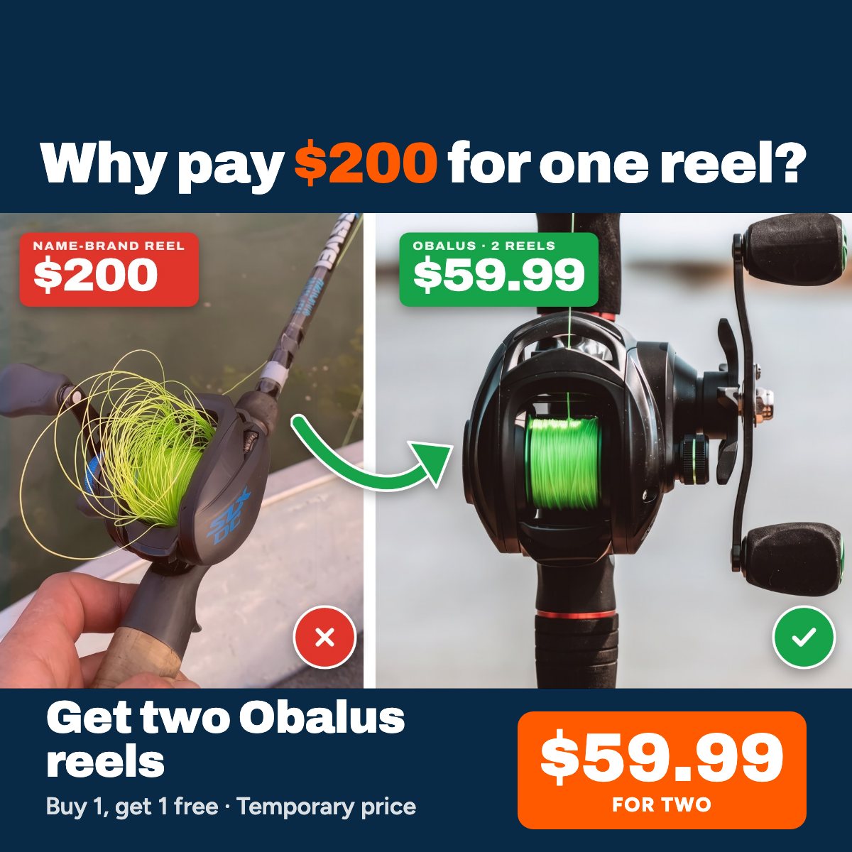 Obalus BOGO — Buy 1 Get 1 Free